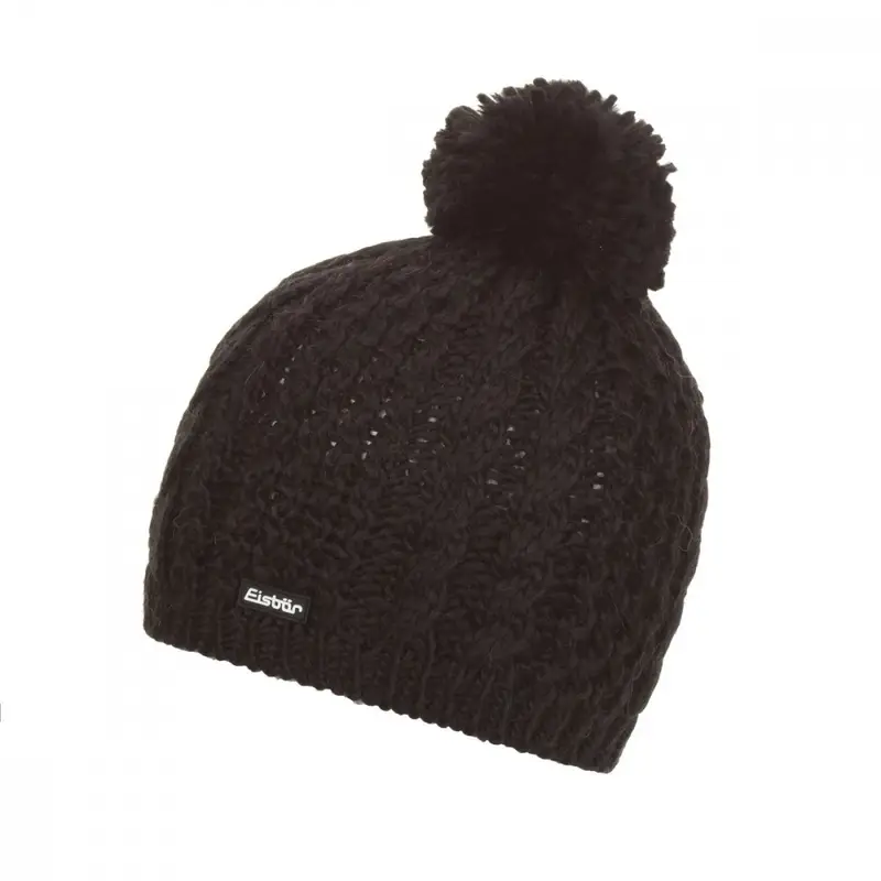 Berretto Sci Afra Pompon Nero Uomo TU