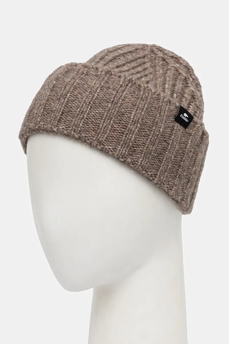 cappello con lana Basso MÜ colore marrone E31004 miniatura 2