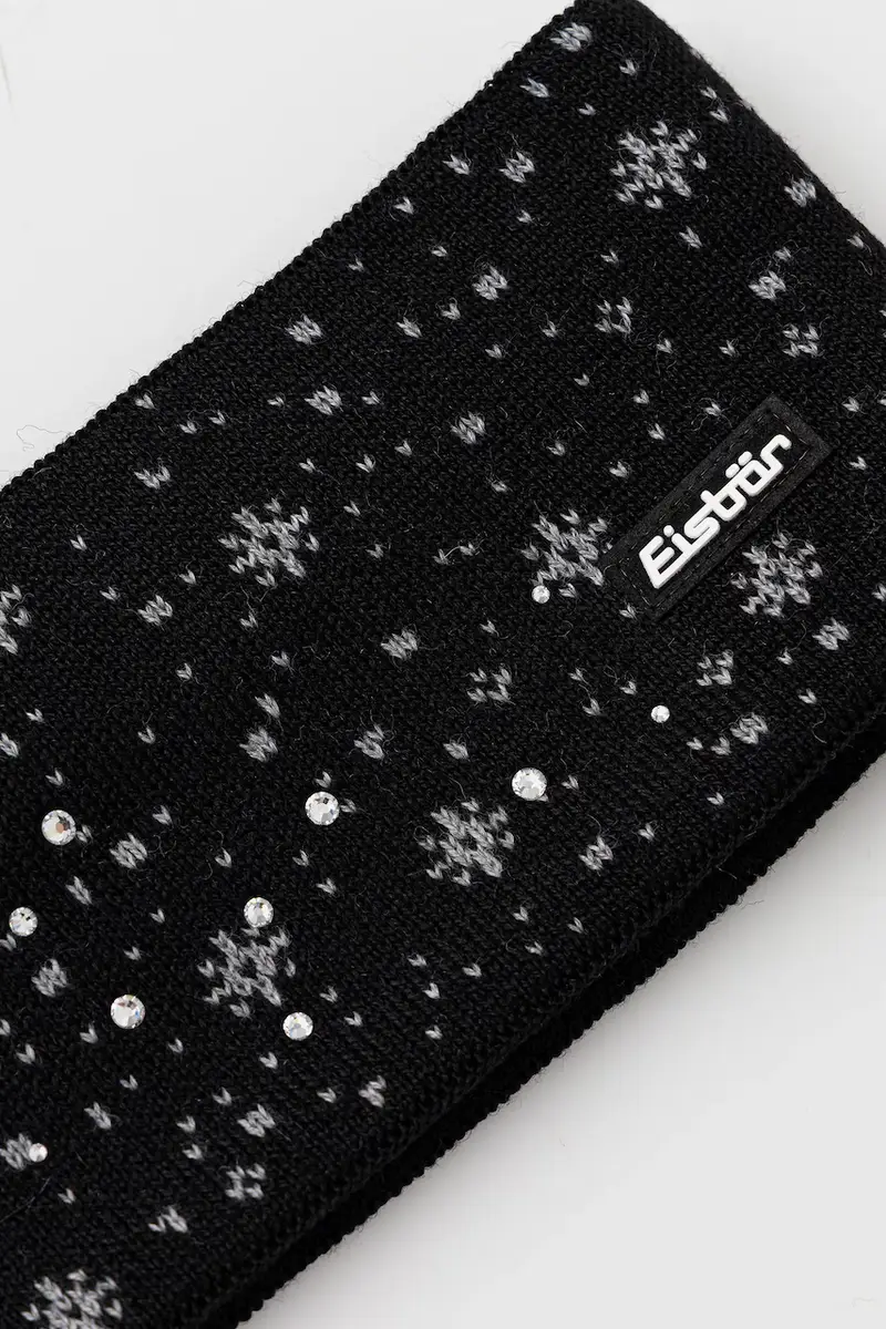 fascia con lana Rana Crystal STB colore nero E36095 miniatura 2