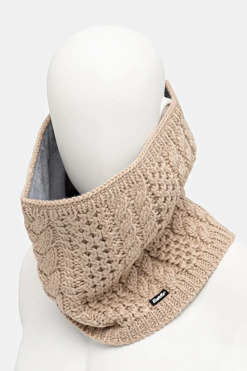 sciarpa con lana Afra Loop colore beige E80136 miniatura 2