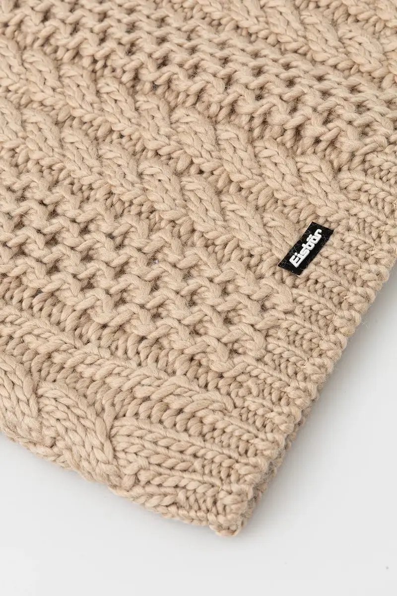 sciarpa con lana Afra Loop colore beige E80136 miniatura 3