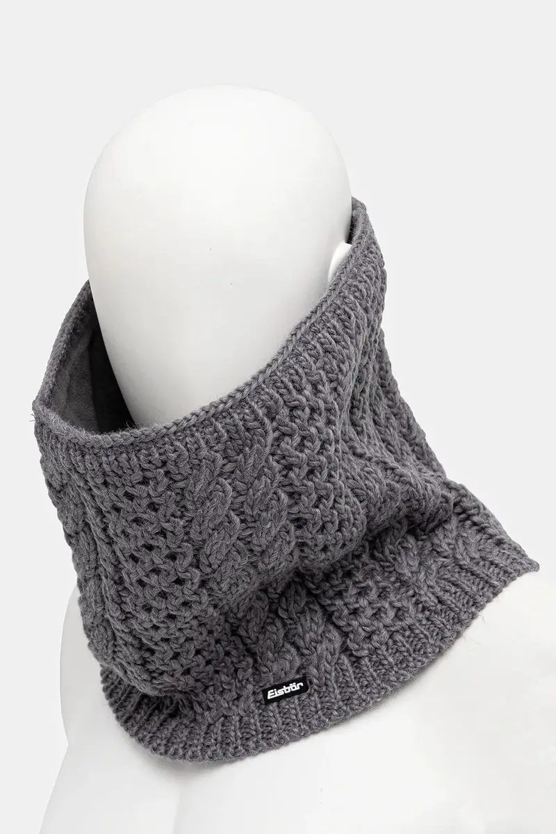 sciarpa con lana Afra Loop colore grigio E80136 miniatura 2