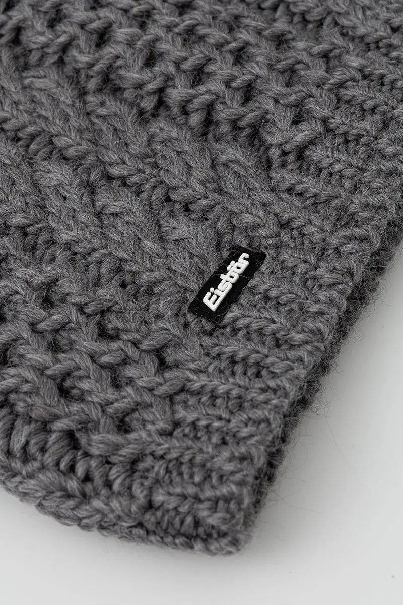 sciarpa con lana Afra Loop colore grigio E80136 miniatura 3