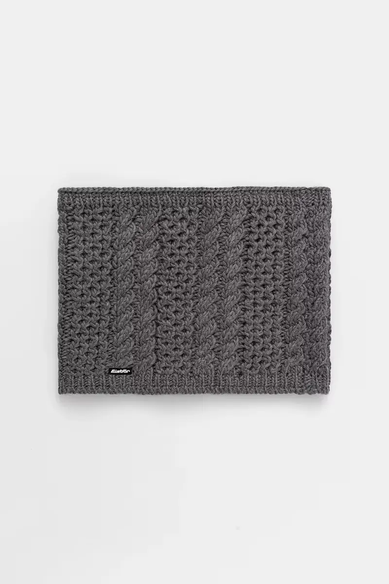 sciarpa con lana Afra Loop colore grigio E80136