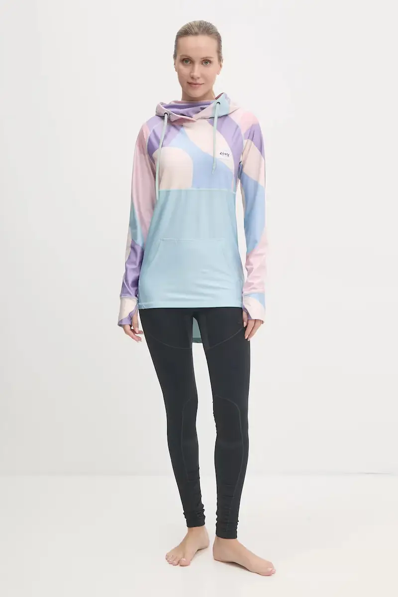 felpa funzionale Icecold Hoodie colore blu A00306123 miniatura 2