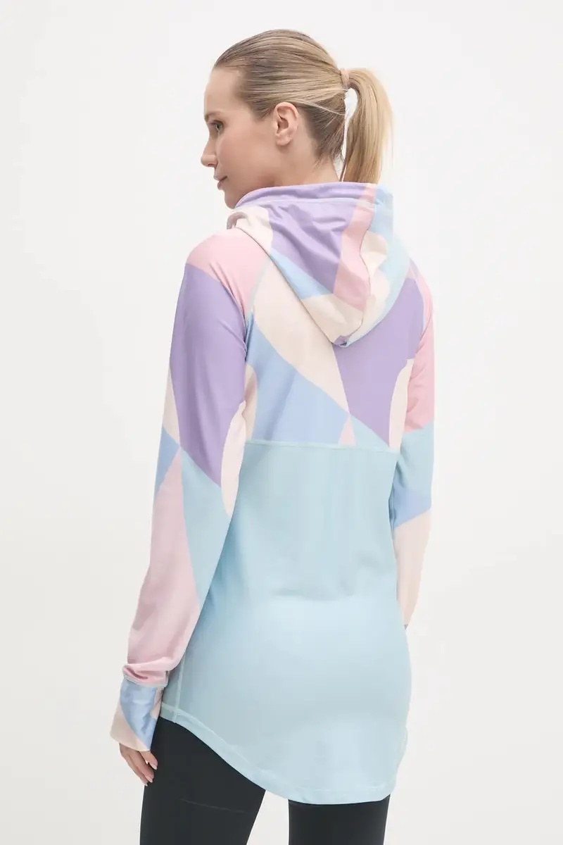 felpa funzionale Icecold Hoodie colore blu A00306123 miniatura 3