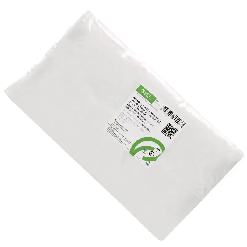 Asciugamani monouso biodegradabili in tessuto non tessuto per parrucchieri, 70x40 cm, 50 pezzi