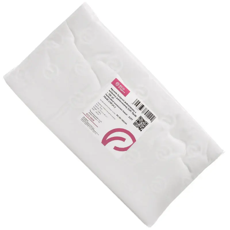 Asciugamani monouso in tessuto non tessuto perforato per parrucchieri, morbidi, 70x40 cm, 100 pezzi
