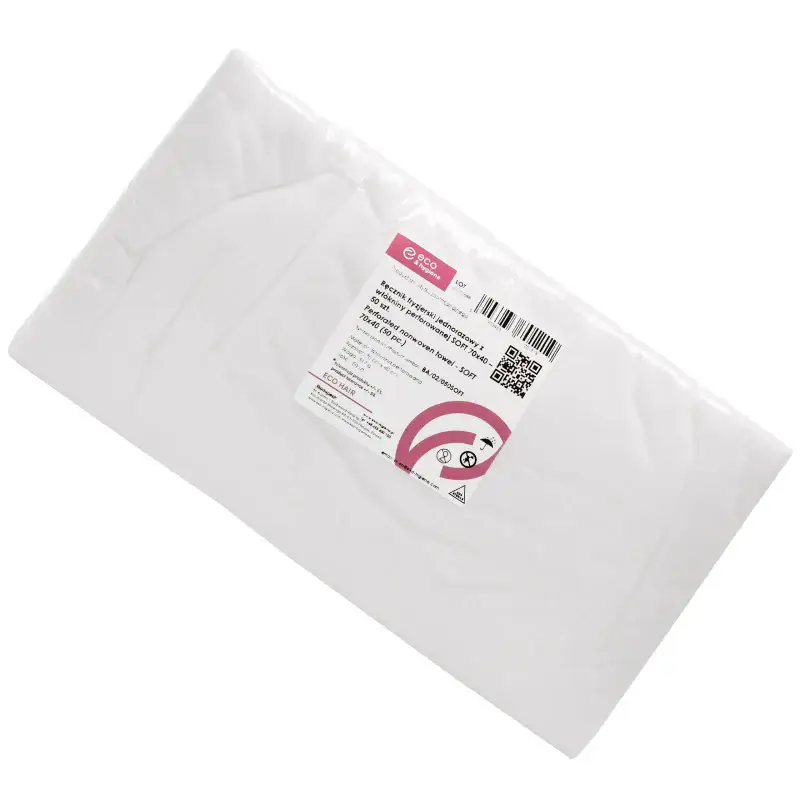 Asciugamani monouso in tessuto non tessuto perforato per parrucchieri, morbidi, 70x40 cm, 50 pezzi