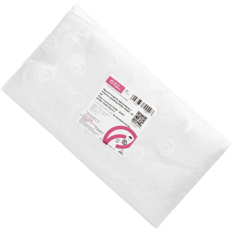 Asciugamani monouso per parrucchieri, lisci, in tessuto non tessuto, extra basici, 70x40 cm, 50 pezzi