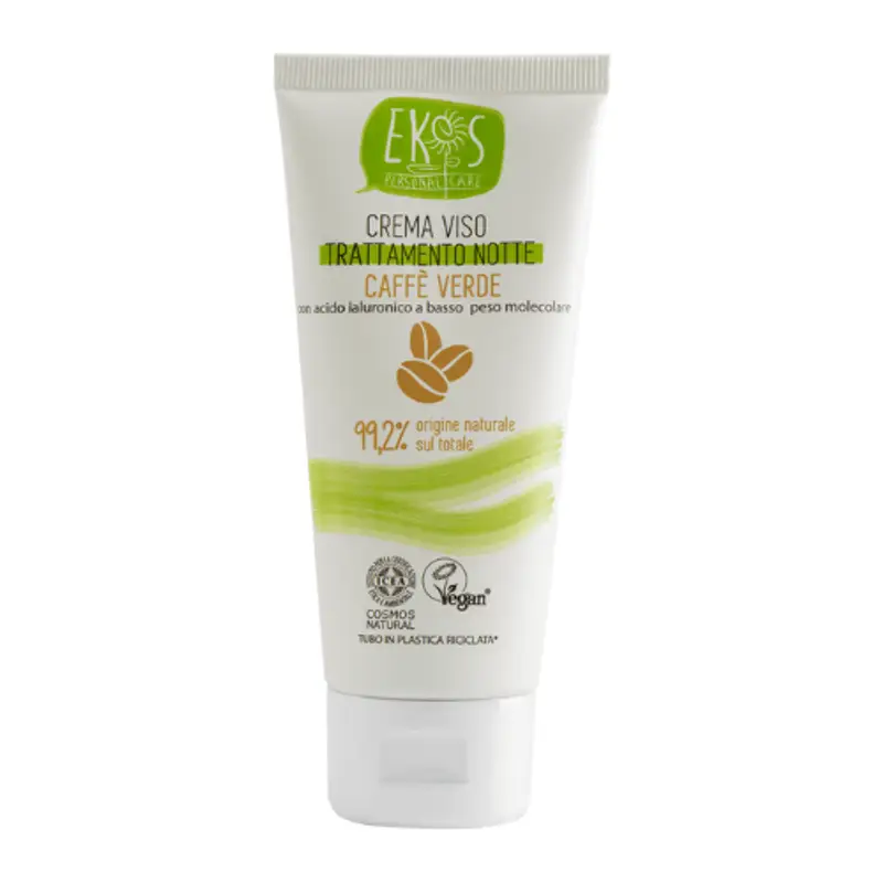 Ekos - Crema viso trattamento notte Caffè verde 75 ml