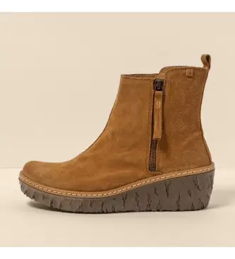 per donna 251671155005_023 Stivaletti in pelle N5167 Myth Yggdrasil marrone chiaro -Altezza tacco 5 7cm- (38), 5 a 8cm, Cern