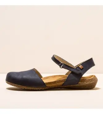 per donna 2N4122NF0005_0B0 Piacevoli sandali in pelle Ocean Wakataua (37), Nero, Basso, 1 a 3 cm, Velcro, Casual Naturale
