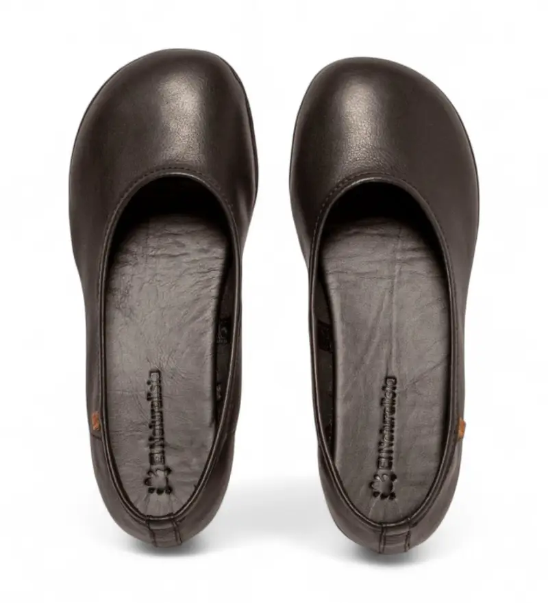 per donna. 2N6941101005_001 N694 Scarpe in morbida pelle nera Alma (36), Nero, 3 a 5cm, Nessuno, Casual