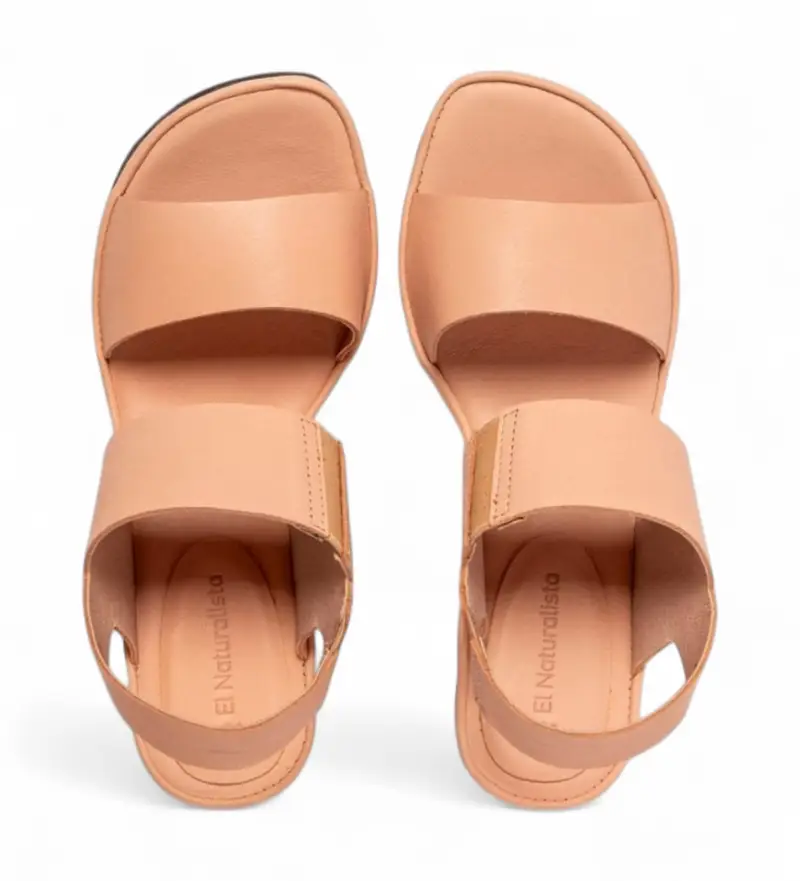 per donna. 2N88511M9005_M17 Sandali in pelle arancione Flora N885 (37), 3 a 5cm, Nessuno, Casual Salmone