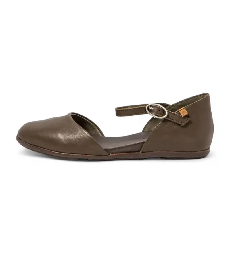 per donna. 2ND544FE0005_0G3 Nd54 Stella sandali in pelle verde (36), Basso, Fibbia, Casual