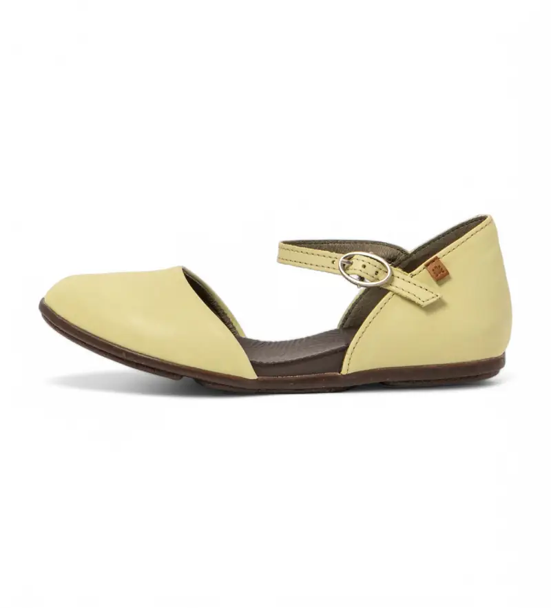 per donna. 2ND544ZR0005_0G3 Sandali in pelle verde lime Nd54 Stella (36), Basso, Fibbia, Casual