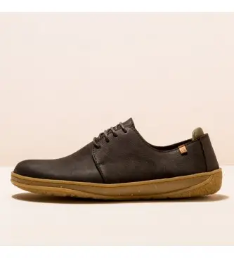 per uomo 253811010005_001 Scarpe in pelle N5381 Amazonas nere (41), Nero, Basso, 1 a 3 cm, Stringhe, Casual