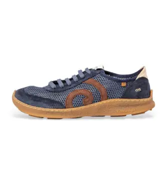 per uomo 25435C166005_0B0 N5435C Sneakers blu multimateriale (40), Basso, Stringhe, Casual