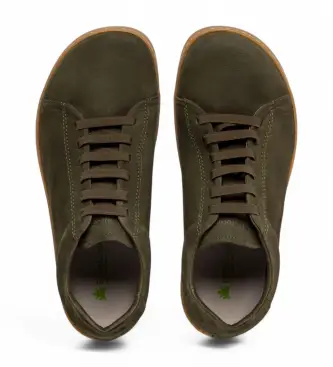 per uomo 25910L122005_0G3 Scarpe in pelle verde N5910L Origin (40), Basso, Stringhe, Casual