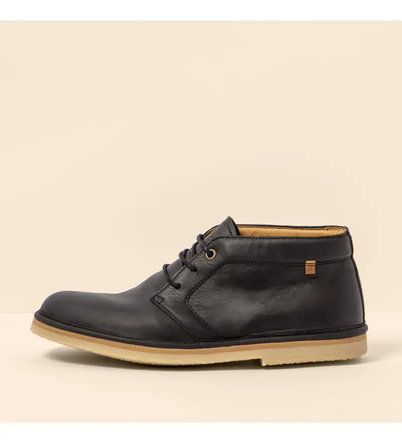 per uomo. 259501101005_001 N5950 Scarpe Lumbier in pelle nera (40), Nero, Basso, Stringhe, Casual