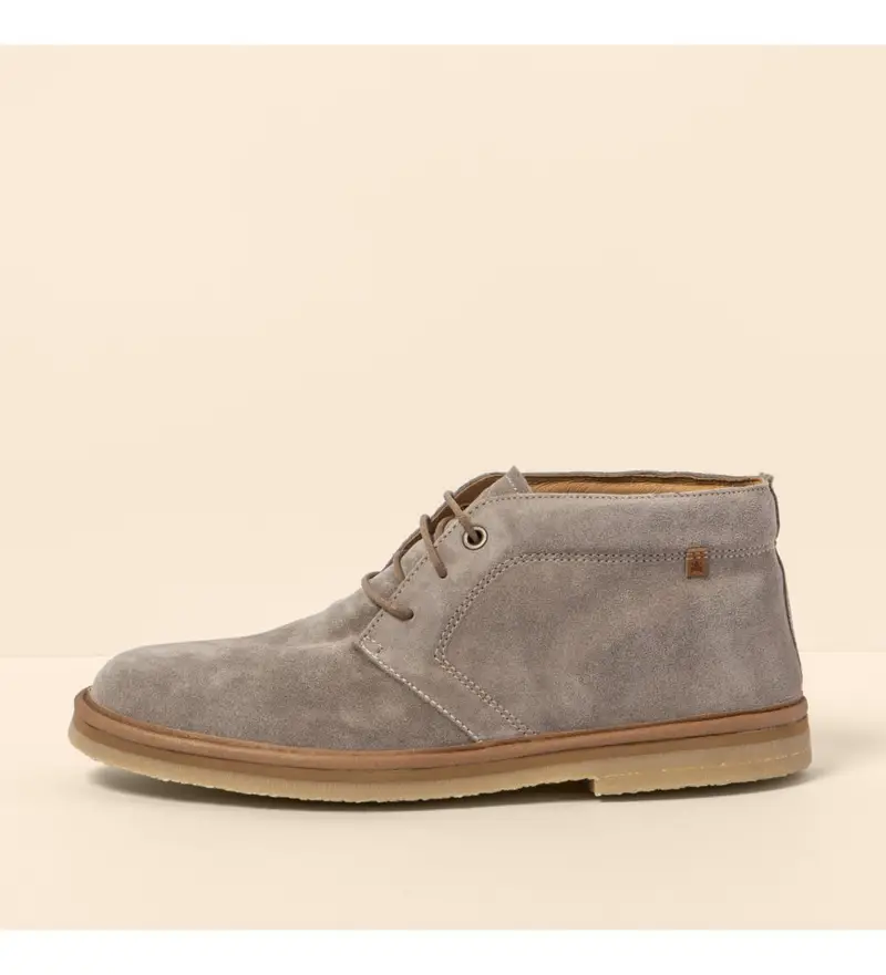 per uomo 259501120005_020 Scarpe in pelle N5950 Lumbier grigio (40), Basso, Stringhe, Casual