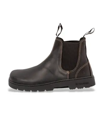 unisex 252621101005_001 Stivaletti in pelle nera Nomad N5262 (37), Nero, Basso, 1 a 3 cm, Nessuno, Casual