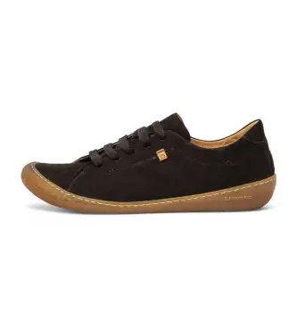 unisex 257701201005_001 N5770 Pawikan Scarpe in pelle nera (37), Nero, Basso, Stringhe, Casual