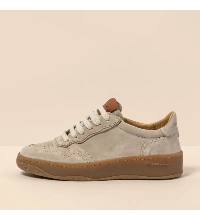 unisex 25844S1ZZ005_020 Sneakers in pelle N5844S Geo beige (36), Basso, Stringhe, Casual