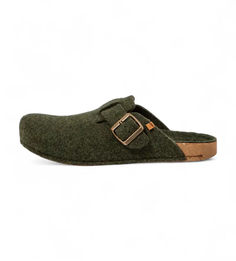 unisex. 2NA7011FE005_0G3 Na70 Zoccoli in lana verde (37), Basso, Nessuno, Casual