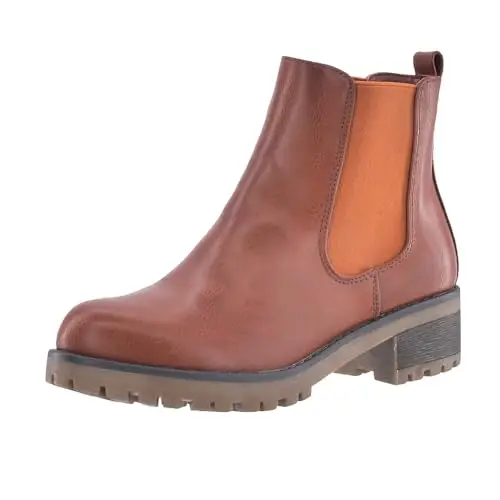 Elara Stivaletti da Donna Chelsea Boots Chunkyrayan S160 Camel