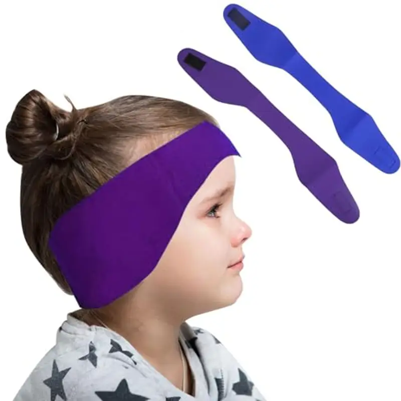 Elastica Fascia da Nuoto, 2 Pezzi Fascia da Nuoto, di Protezione per Orecchi, Protezione per Orecchie in Neoprene per