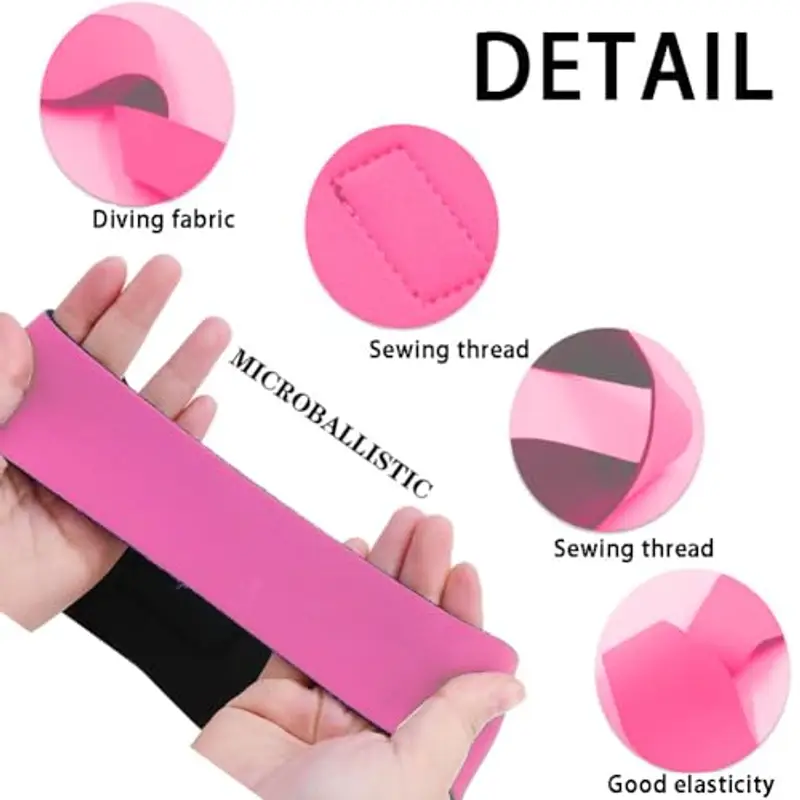 Elastica Fascia da Nuoto, 2 Pezzi Fascia da Nuoto, Fascia di Protezione per Orecchi da Nuoto, Protezione per Orecchie miniatura 3