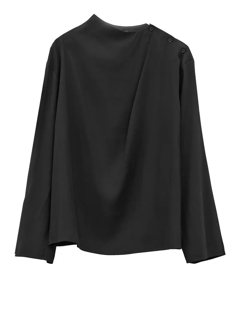 blusa eleh da donna - nero