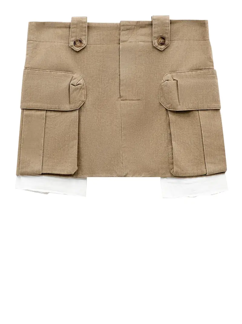 gonna mini eleh da donna - beige