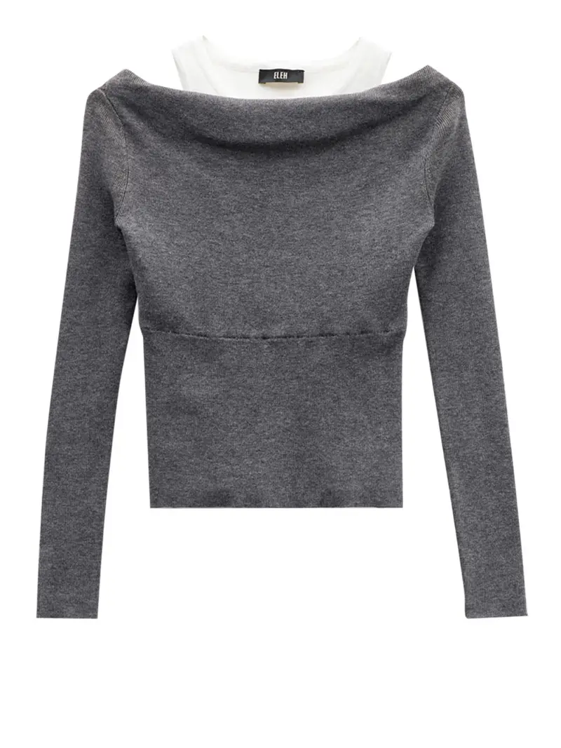 maglia eleh da donna - grigio