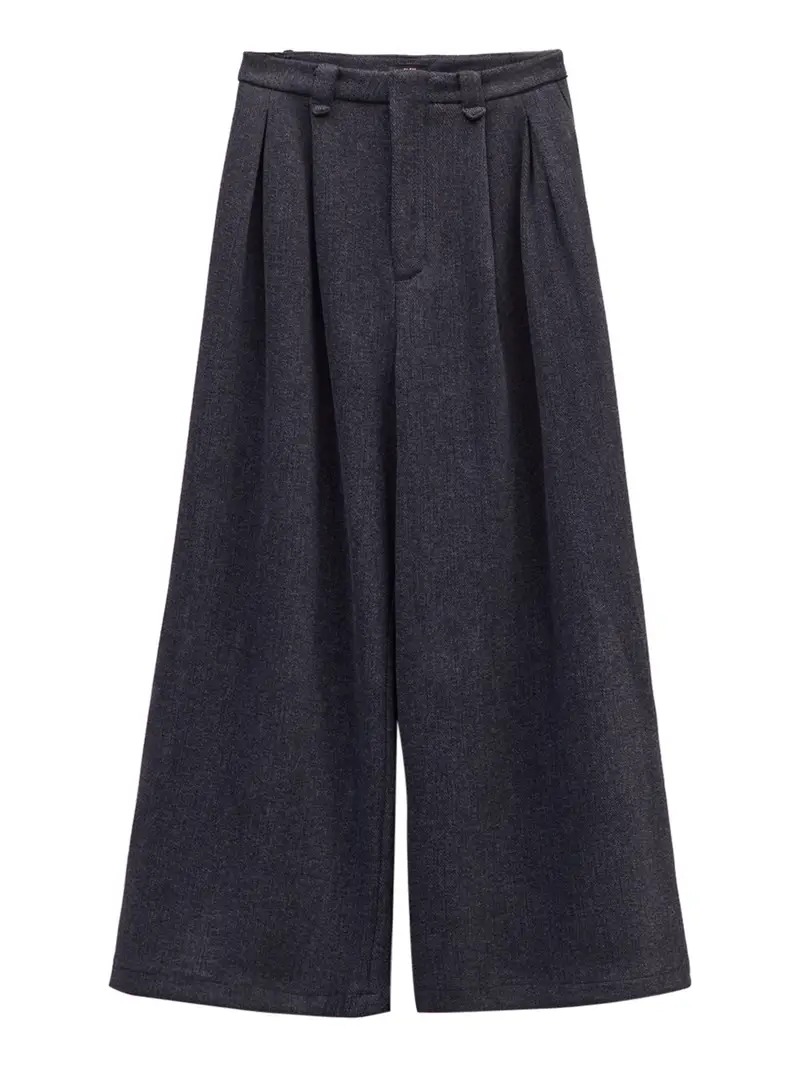 pantalone straight eleh da donna - nero