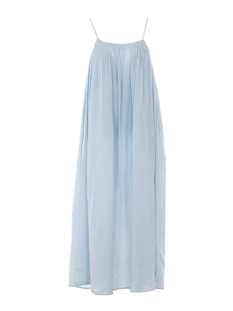 Vestito lungo azzurro Blu