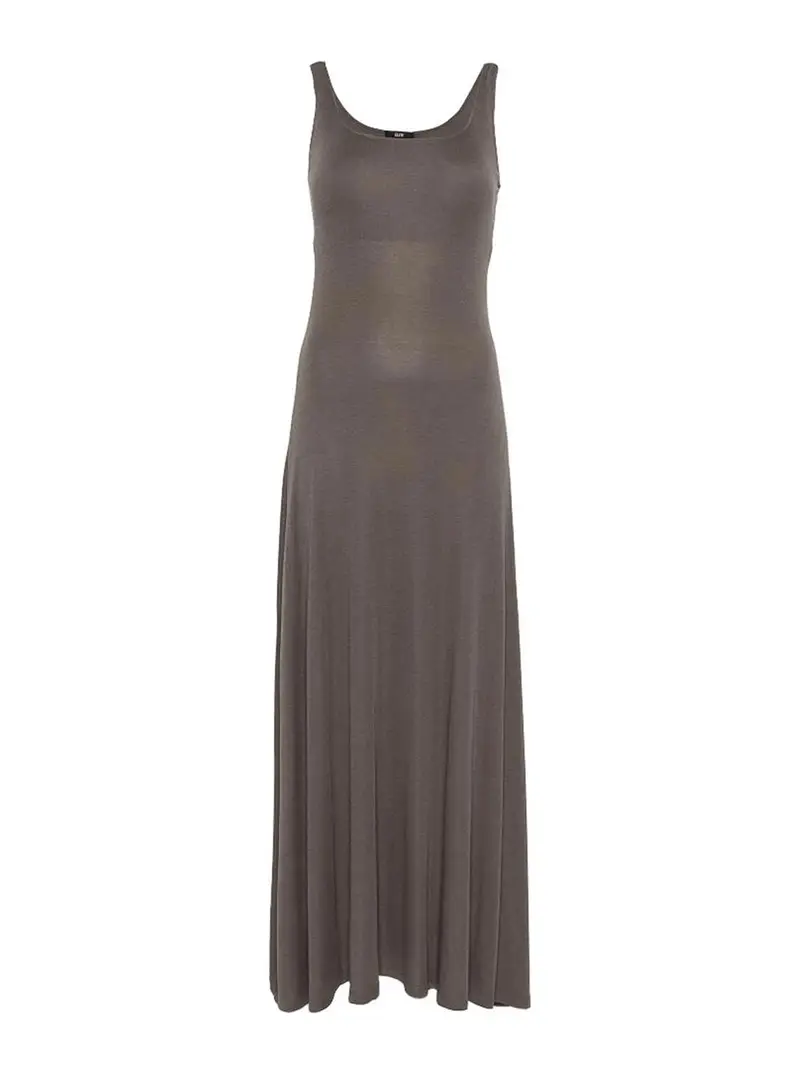 Vestito Lungo Marrone