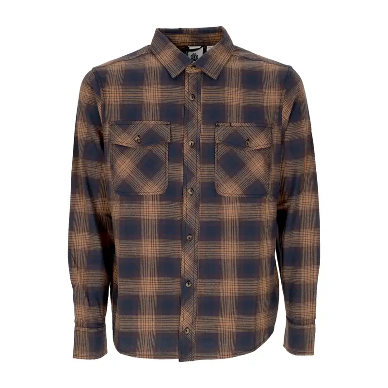 Camicia Manica Lunga Uomo Tacoma Classic Gradient Plaid Dull Gold