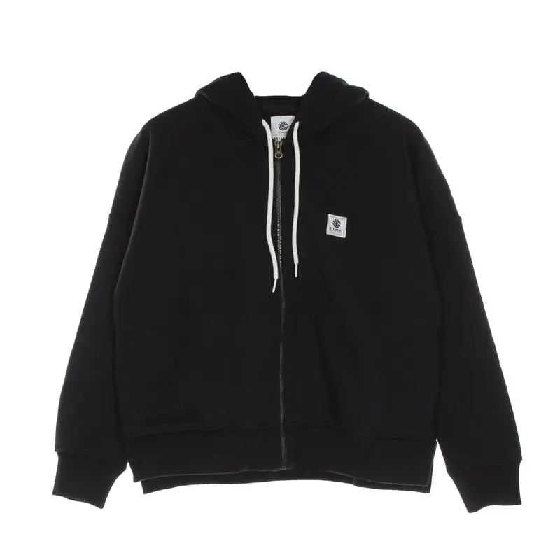 Felpa Cappuccio Zip Donna Lyngdall Zip Hoodie Flint Black