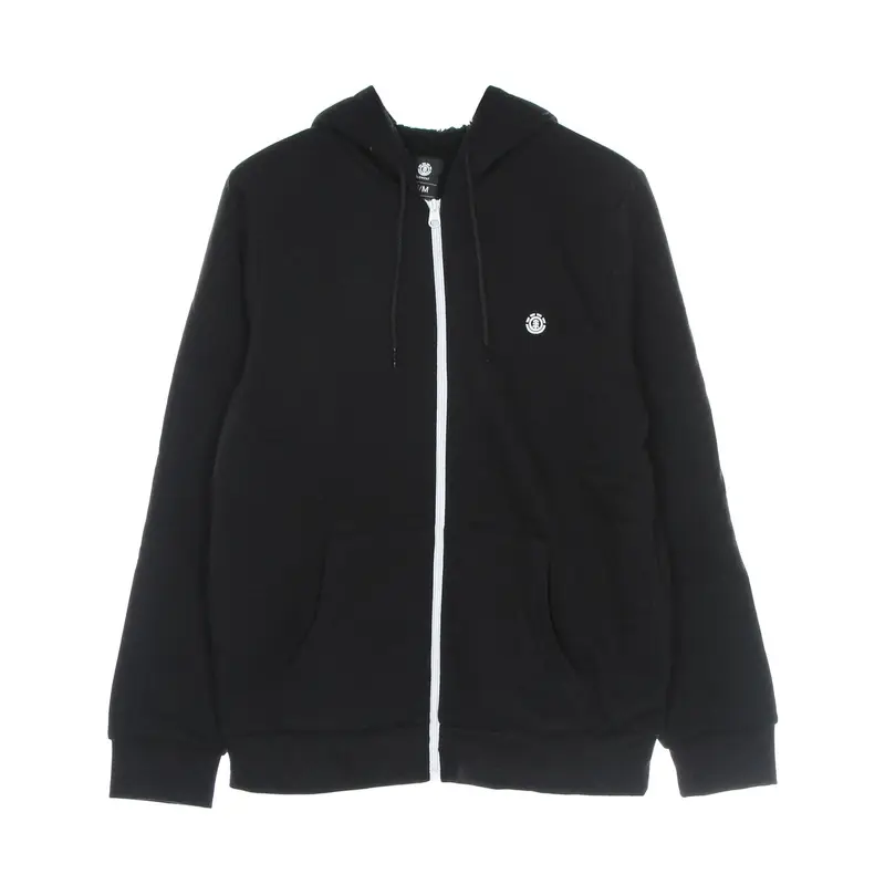 Felpa Cappuccio Zip Uomo Bolton Zh Flint Black