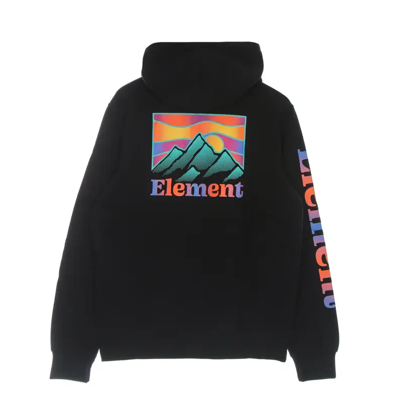 Felpa Leggera Cappuccio Uomo Kass Hood Flint Black