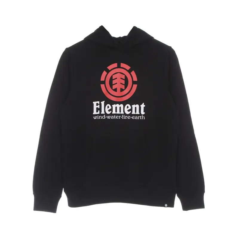 Felpa Leggera Cappuccio Uomo Vertical Hood Flint Black