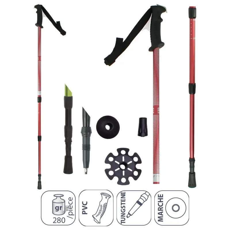 Bastoncino trekking in alluminio Élémenterre Strollers