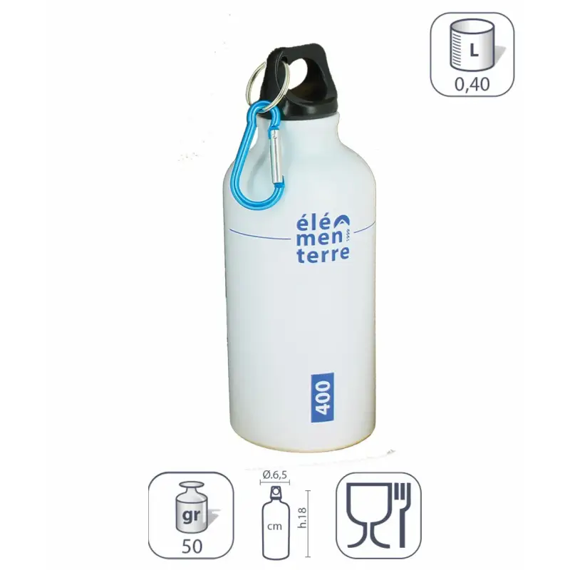 Borraccia in alluminio Élémenterre Pear