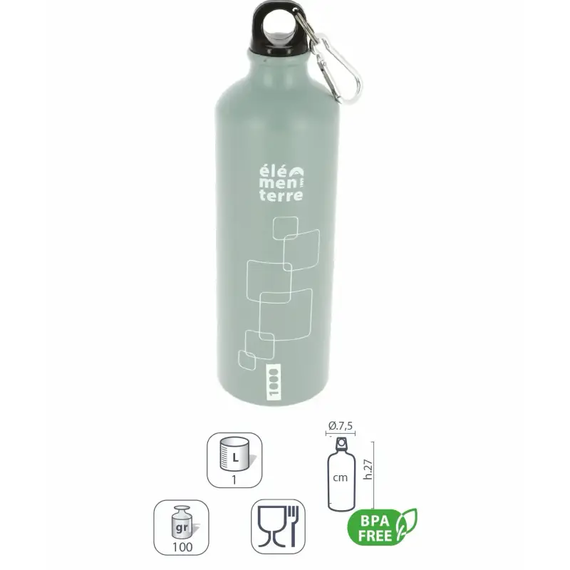 Borraccia in alluminio Élémenterre Pear
