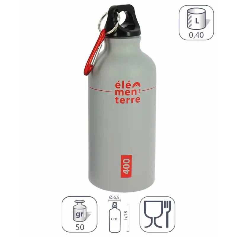 Borraccia in alluminio Élémenterre Pear