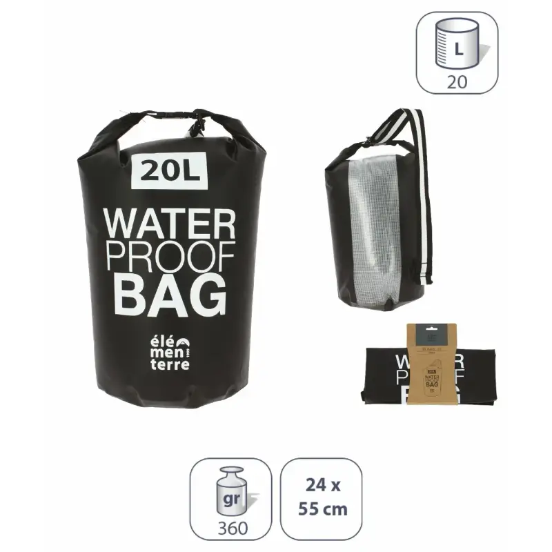 Borsone impermeabile Élémenterre Bukceno