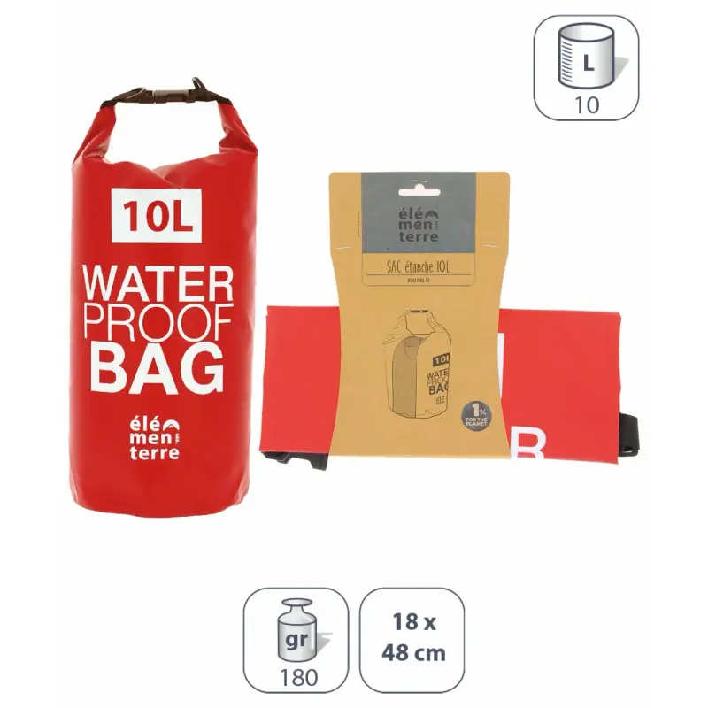 Borsone impermeabile Élémenterre Bukceno